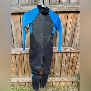 O'Neill Kids Black and Blue Full Wetsuit